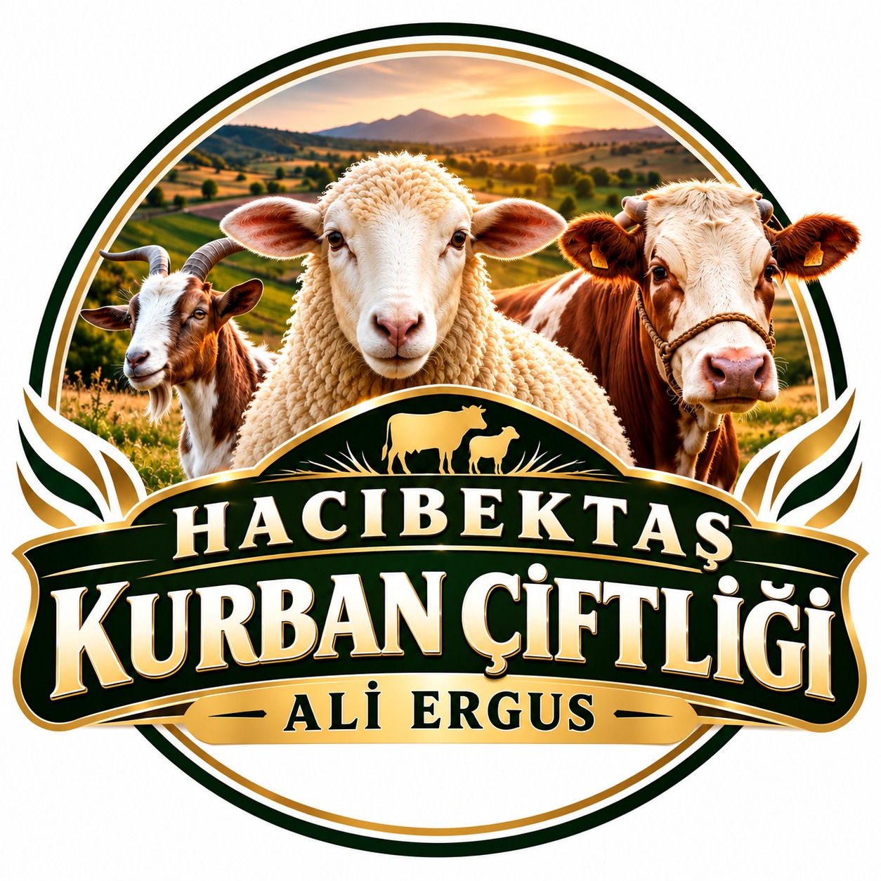 Hacıbektaş Kurban Çiftliği Logo